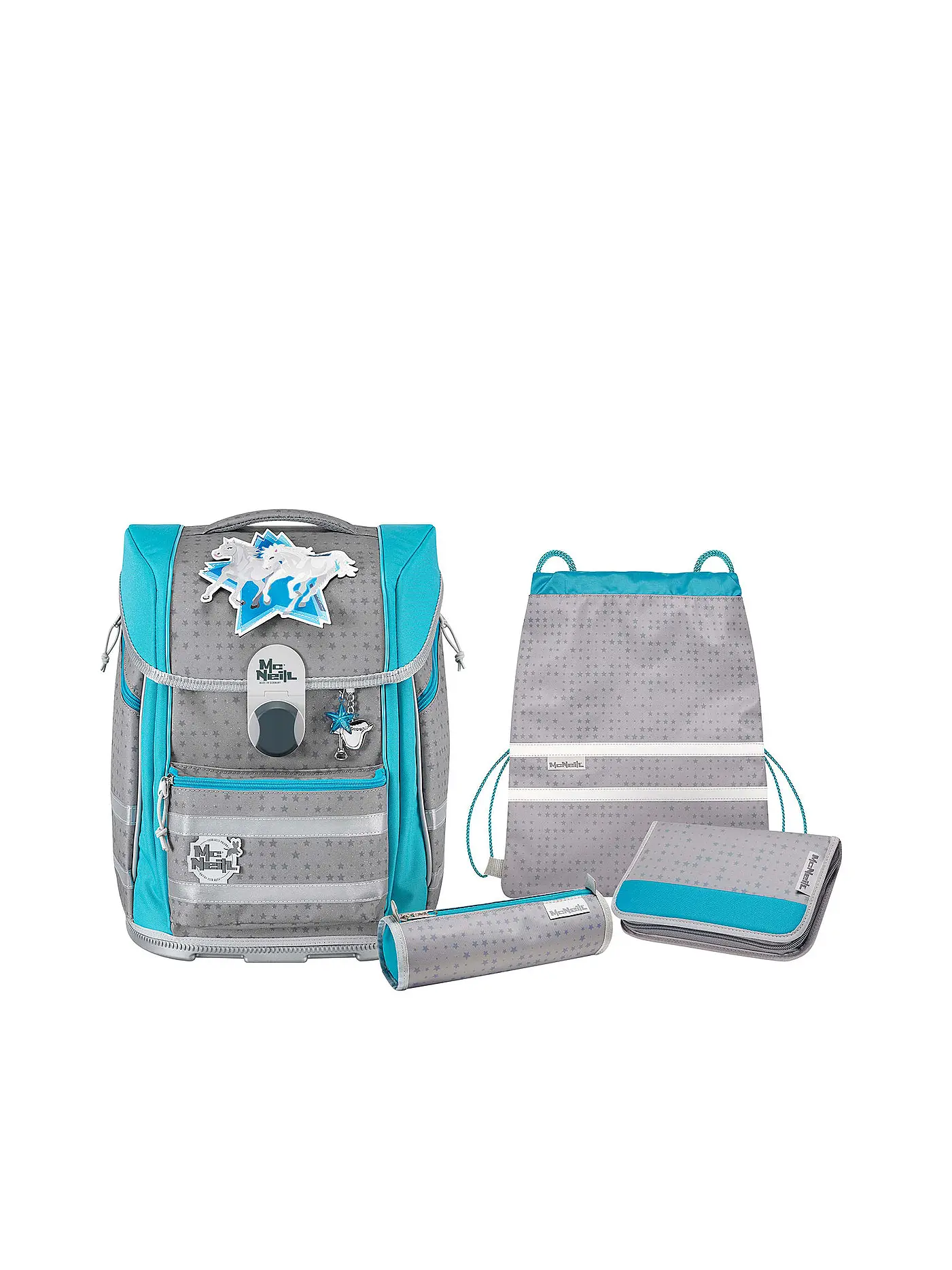 MC NEILL | Schultaschen Set Biggy 5tlg Star | 